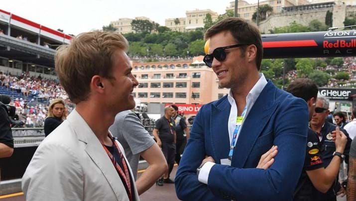 Rosberg And Tom Brady