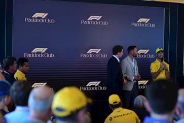 Daniel Ricciardo with F1 Hospitality Guests in Canada