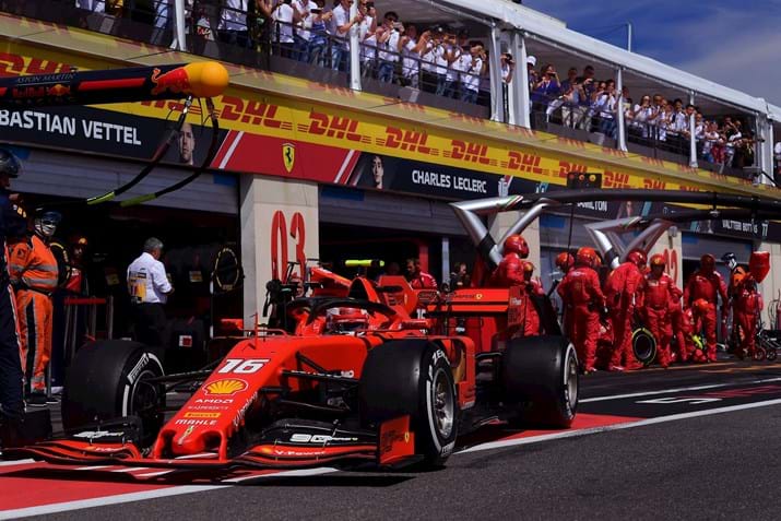 Charles Leclerc at the French Grand Prix