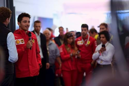 Charles Leclerc Paddock Club Appearance