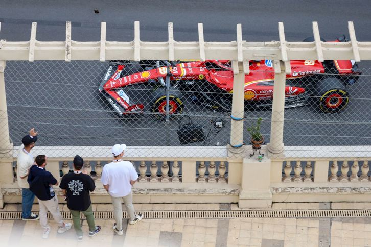Ferrari passing St Devote hospitality