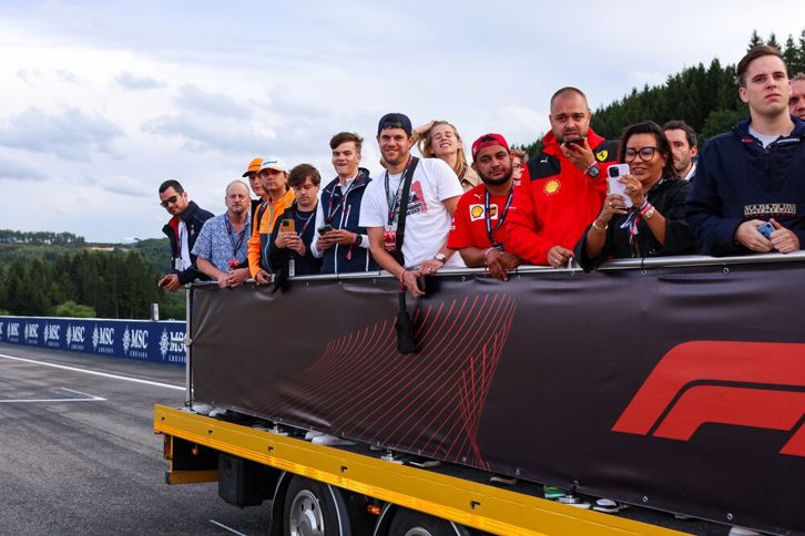 Large Nontransparent F1E Belgium 2023 Guided Track Tour 45