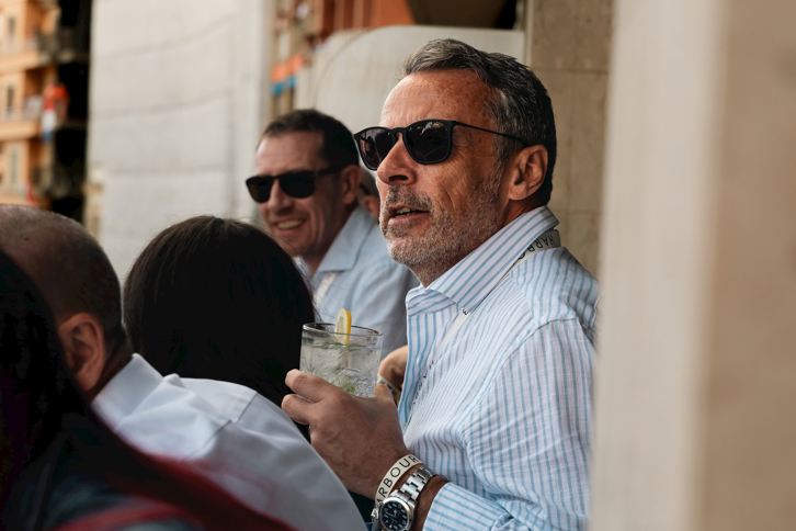 Hospitality Guests Viewing Monaco Grand Prix