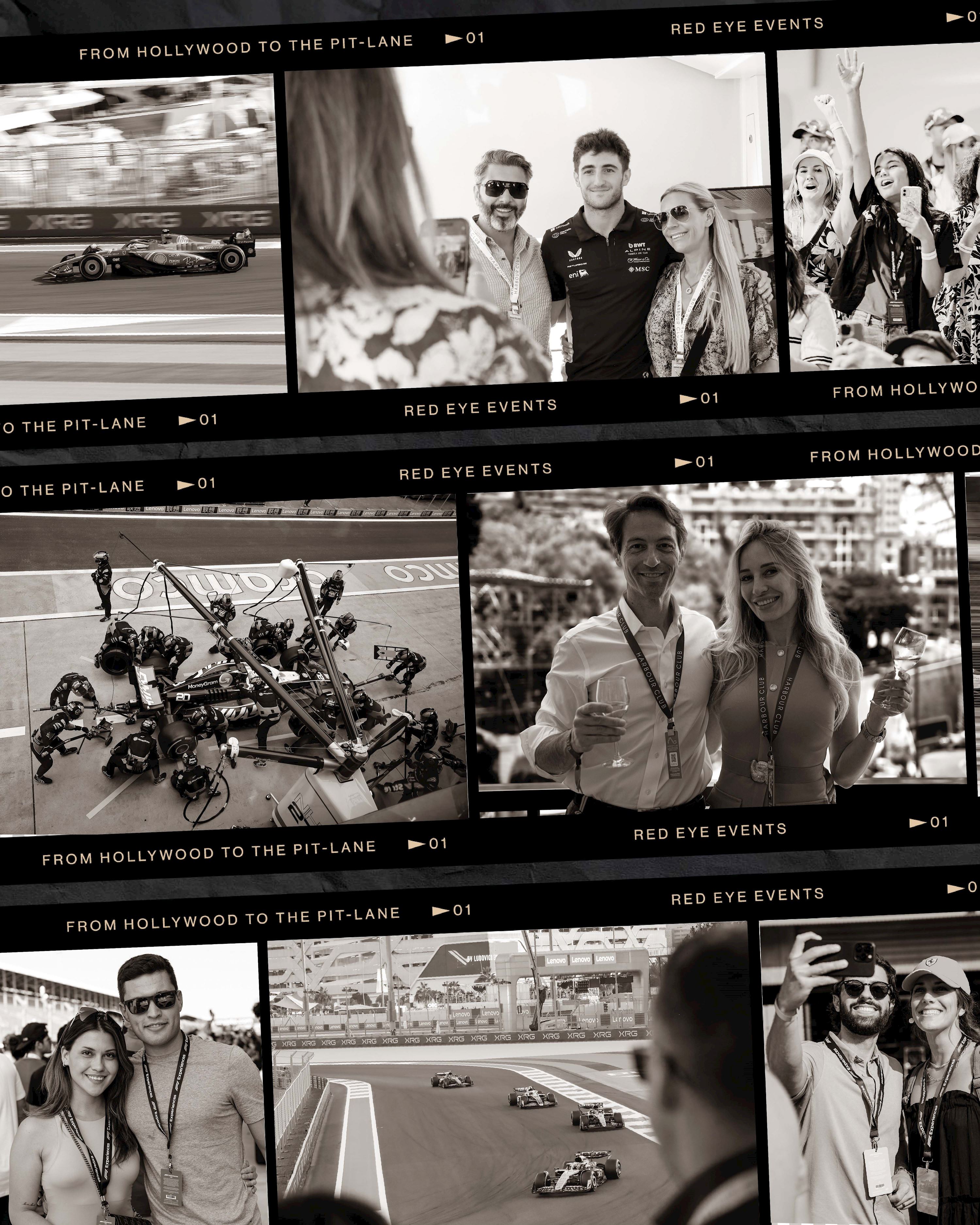 From Hollywood to the Pit Lane: Live the F1 Dream with Red Eye Events
